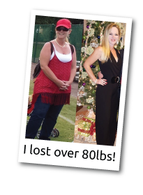 Lost over 80lbs. size-two